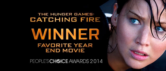 “Catching Fire” wins the People’s Choice Awards